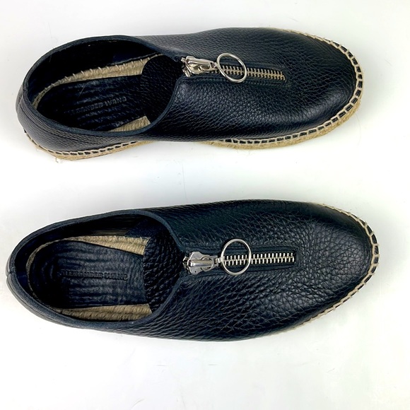 Alexander Wang Black Devon Zip Leather Platform - Picture 5 of 14